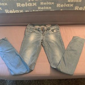 H&M skinny low waist jeans size 27/32